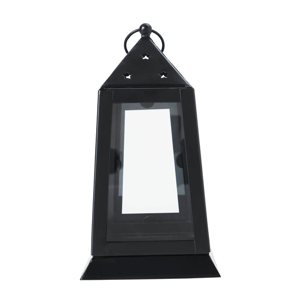 Metal Lantern Black Tealight Holder 9x5x5