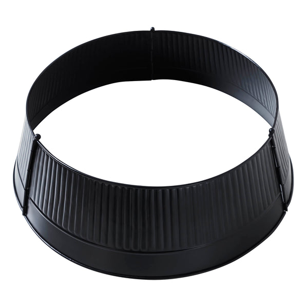 Metal Tree Collar Charcoal 7.5x24x24