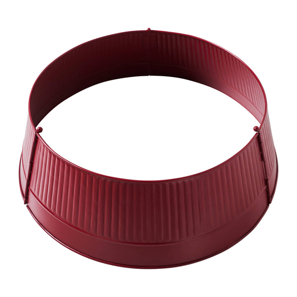 Metal Tree Collar Burgundy 7.5x24x24