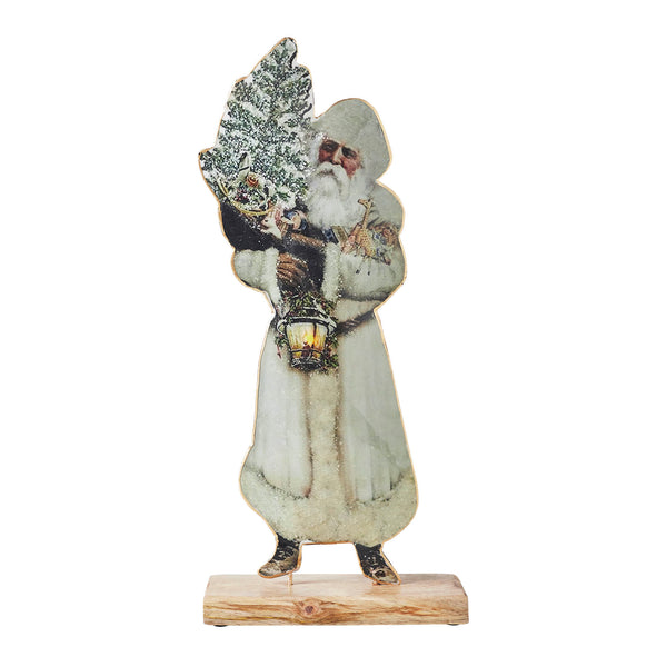 Pipka Santa Christmas Tree Figurine 16x6.5x2.75
