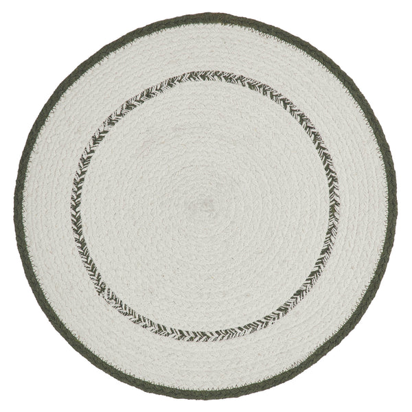 Fall Autumn Pumpkin Stencil Round Placemat 14 Inch Harvest Table Decor