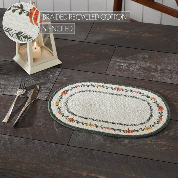 Fall Pumpkin Bounty Oval Placemat Stencil 10x15 Reusable DIY Craft & Table Decor Template