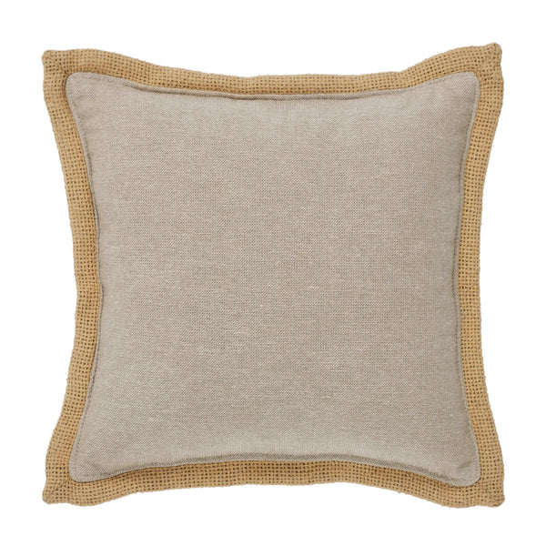 Hello Fall Pumpkin Bounty Decorative Throw Pillow 9x9 Inch Autumn Harvest Seasonal Home Accent