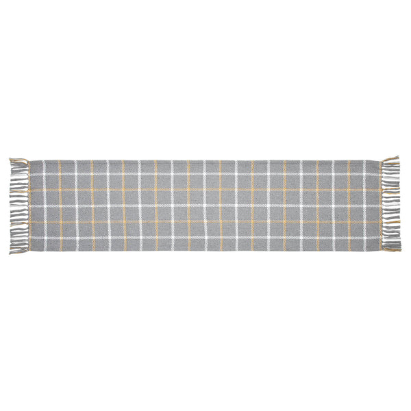 Farmhouse Rustic Harvest Plaid Woven Table Runner 12x48 Fall Autumn Thanksgiving Home Decor