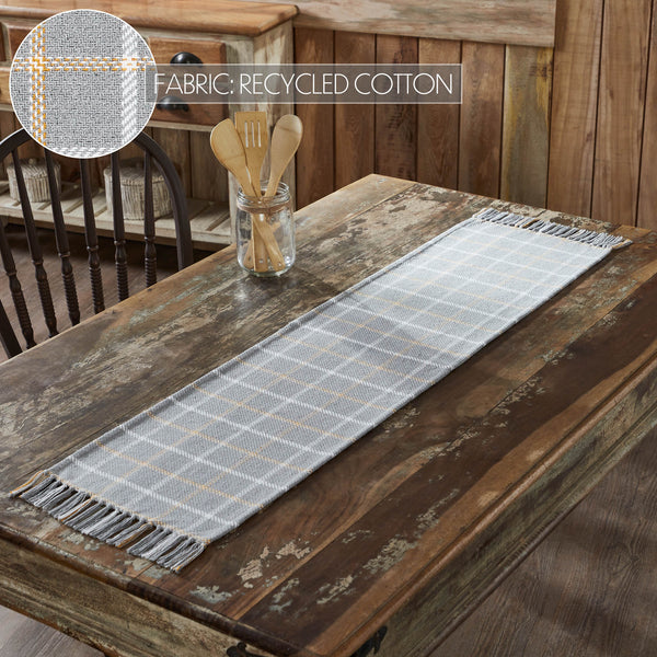 Farmhouse Rustic Harvest Plaid Woven Table Runner 12x48 Fall Autumn Thanksgiving Home Decor