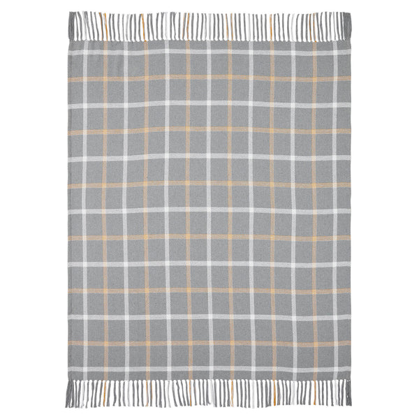 Harvest Blessings Autumn Farmhouse Plaid Throw Blanket 50x60 Rustic Fall Cozy Decorative Sofa Accent