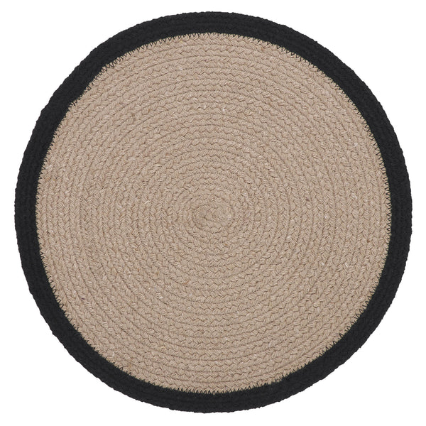 Autumn Harvest Blessings Stencil Round Placemat 14Inch Gather & Be Thankful Farmhouse Table Decor for Fall & Thanksgiving