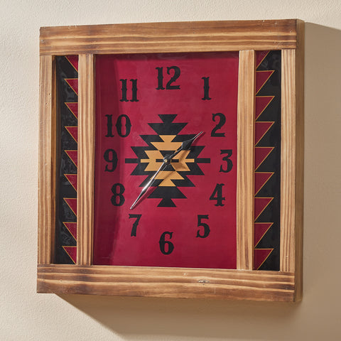 Red Dawn Wall Clock