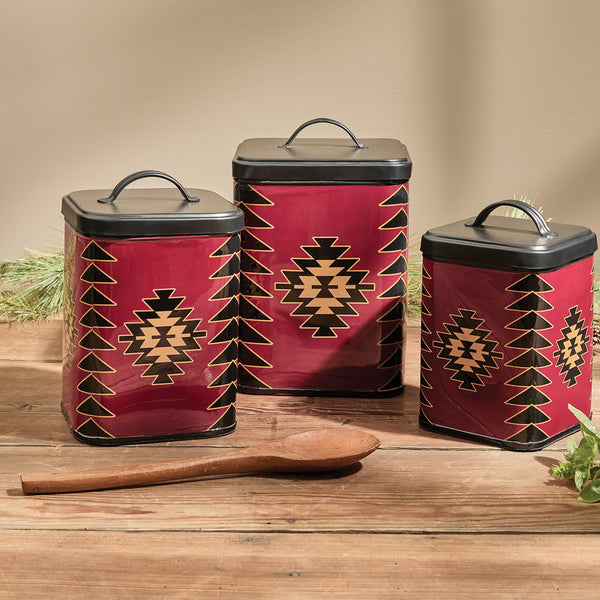 Red Dawn Canisters – Set of 3