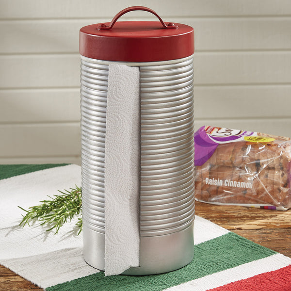 Add a charming rustic touch to your home with the Vintage Thermos Paper Towel Holder! Pair with the Vintage Thermos spaghetti keeper, canisters, bread box, mugs, and salt & pepper shakers for a complete look!