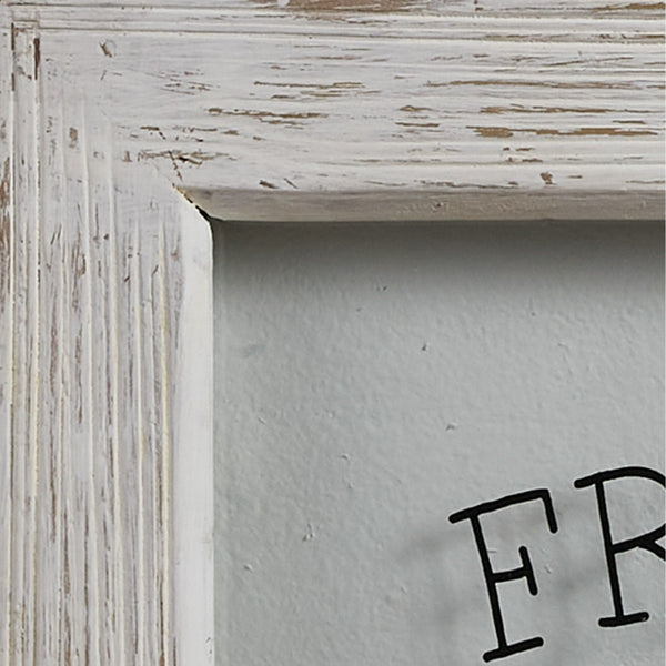 Farmhouse Framed Glass- Fresh Cut Flowers