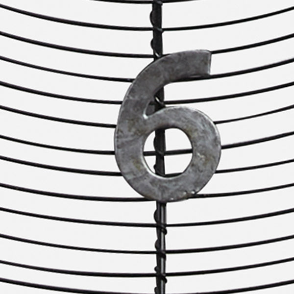 Wire Fan Cover Clock