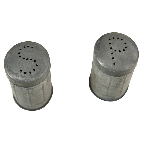 Belmont Galvanized Salt & Pepper Set