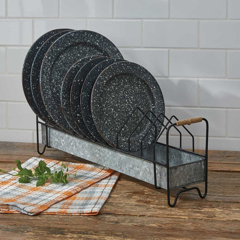 This classic country farmhouse Belmont Plate Rack  is a perfect and convenient way to display your dinnerware! Holds 12 plates!