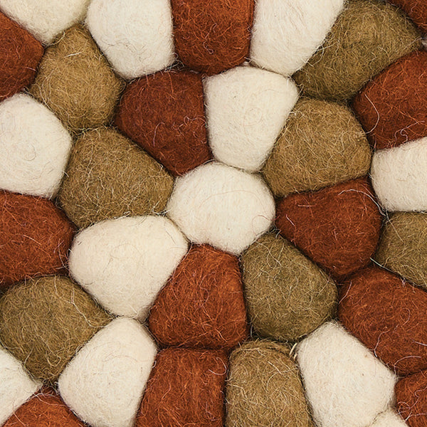 Fall Wool Ball Trivet