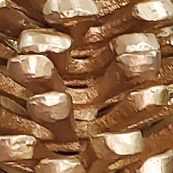 Pinecone Stocking Hanger - Gold