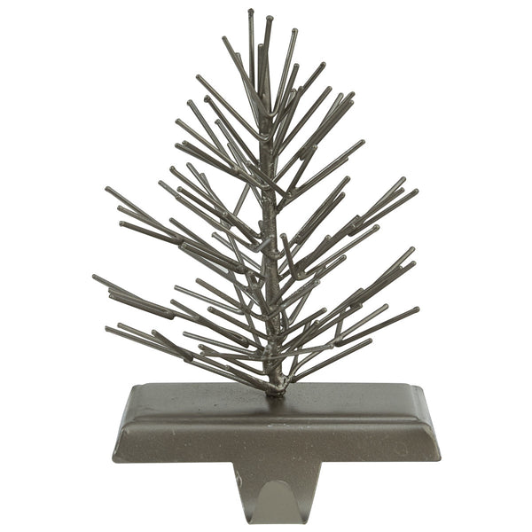Natural Metal Tree Stocking Hanger