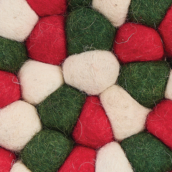 Holiday Wool Ball Trivet Coming Soon!