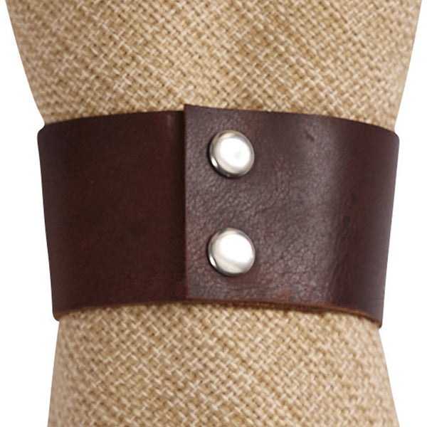 Leather Cuff Napkin Ring (set of 4)