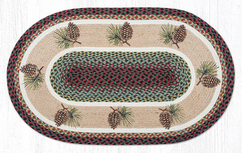 OP-81 Pinecone Oval Patch 27"x45"