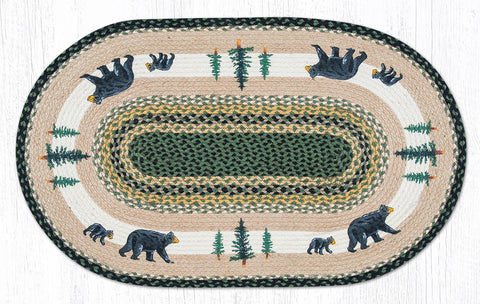 OP-116 Bear Timbers Oval Patch 27"x45"
