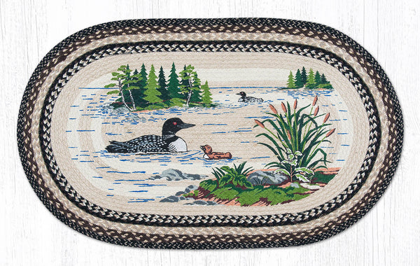OP-313 Loons Oval Patch 27"x45"