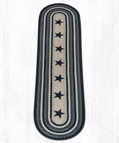 OP-313 Black Stars Oval Patch 2'x8'