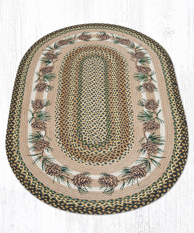 OP-51 Needles & Cones Oval Patch 3'x5'