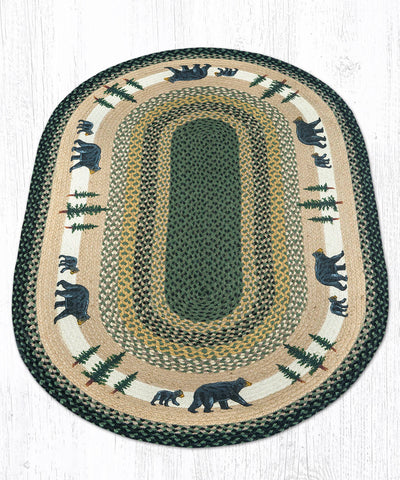 OP-116 Bear Timbers Oval Patch 3'x5'