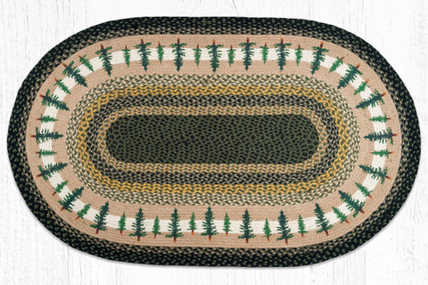 OP-116 Tall Timbers Oval Patch 3'x5'