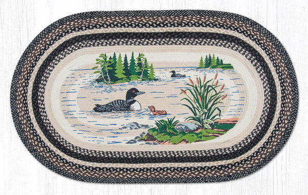 OP-313 Loons Oval Patch 3'x5'