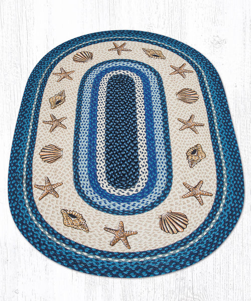 OP-362 Shells Oval Patch 3'x5'