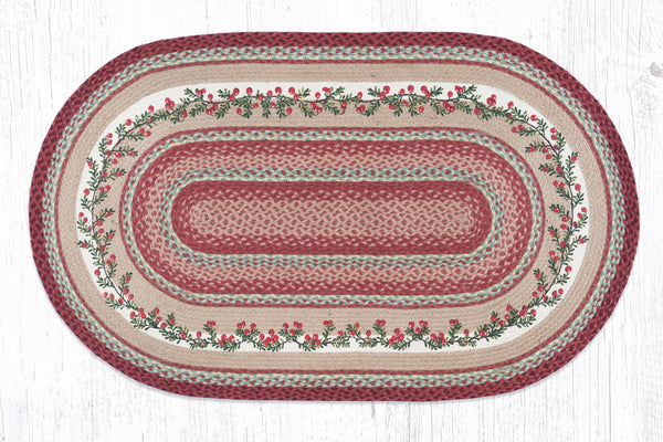 OP-390 Cranberries Oval Patch 3'x5'