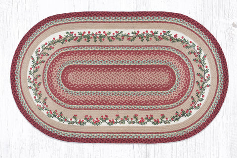 OP-390 Cranberries Oval Patch 3'x5'