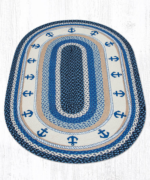 OP-443 Anchor Oval Patch 3'x5'