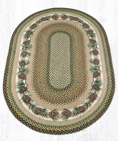 OP-51 Needles & Cones Oval Patch 4'x6'