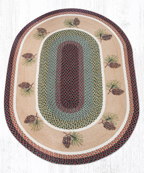 OP-81 Pinecone Oval Patch 4'x6'