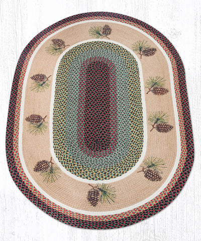 OP-81 Pinecone Oval Patch 4'x6'