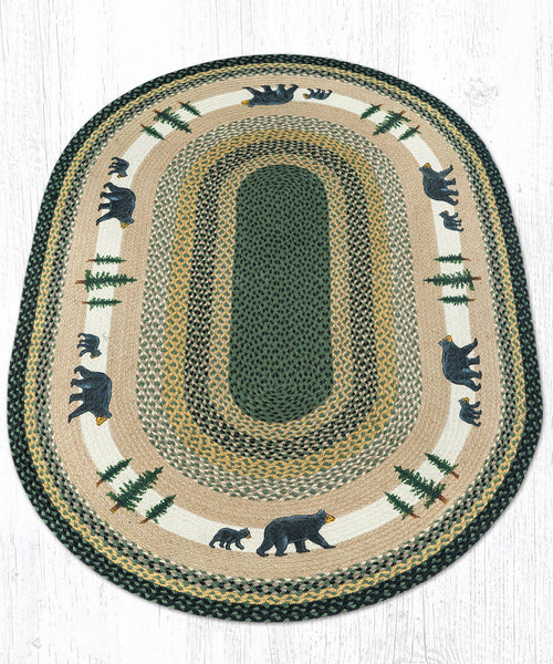 OP-116 Bear Timbers Oval Patch 4'x6'