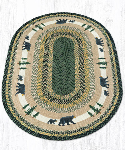OP-116 Bear Timbers Oval Patch 4'x6'