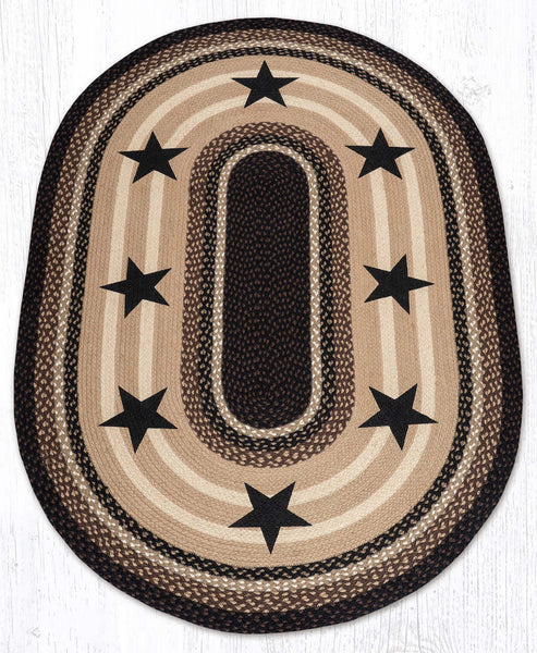 OP-313 Black Stars Oval Patch 4'x6'