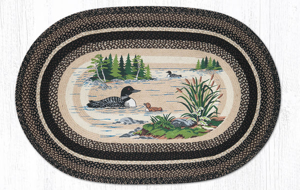 OP-313 Loons Oval Patch 4'x6'