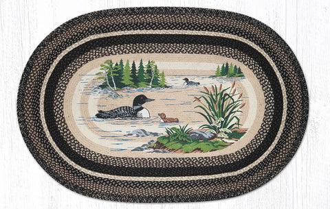 OP-313 Loons Oval Patch 4'x6'