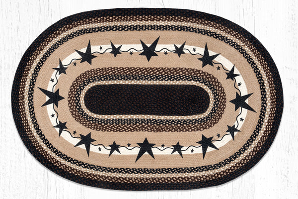 OP-313 Primitive Stars Black Oval Patch 4'x6'