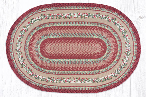 OP-390 Cranberries Oval Patch 4'x6'