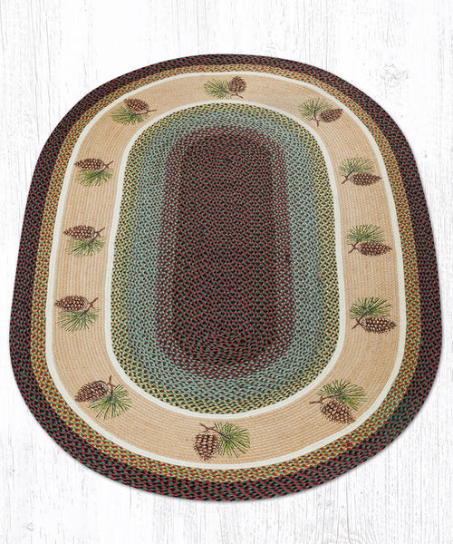 OP-81 Pinecone Oval Patch 5'x8'