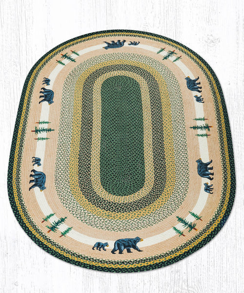 OP-116 Bear Timbers Oval Patch 5'x8'