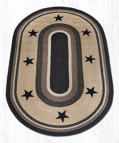 OP-313 Black Stars Oval Patch 5'x8'