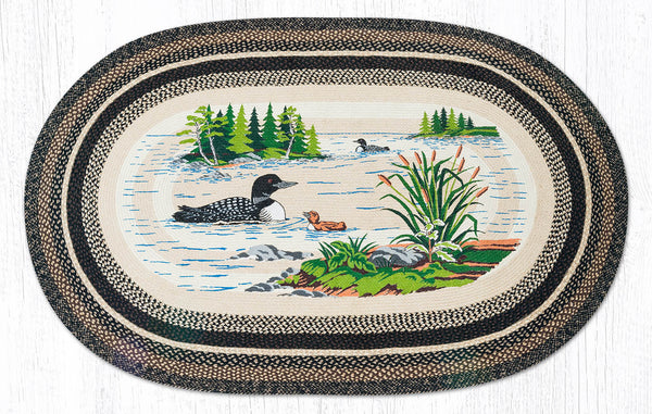 OP-313 Loons Oval Patch 5'x8'