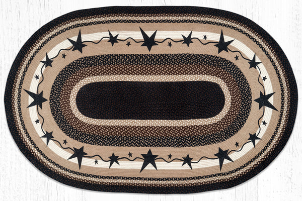 OP-313 Primitive Stars Black Oval Patch 5'x8'
